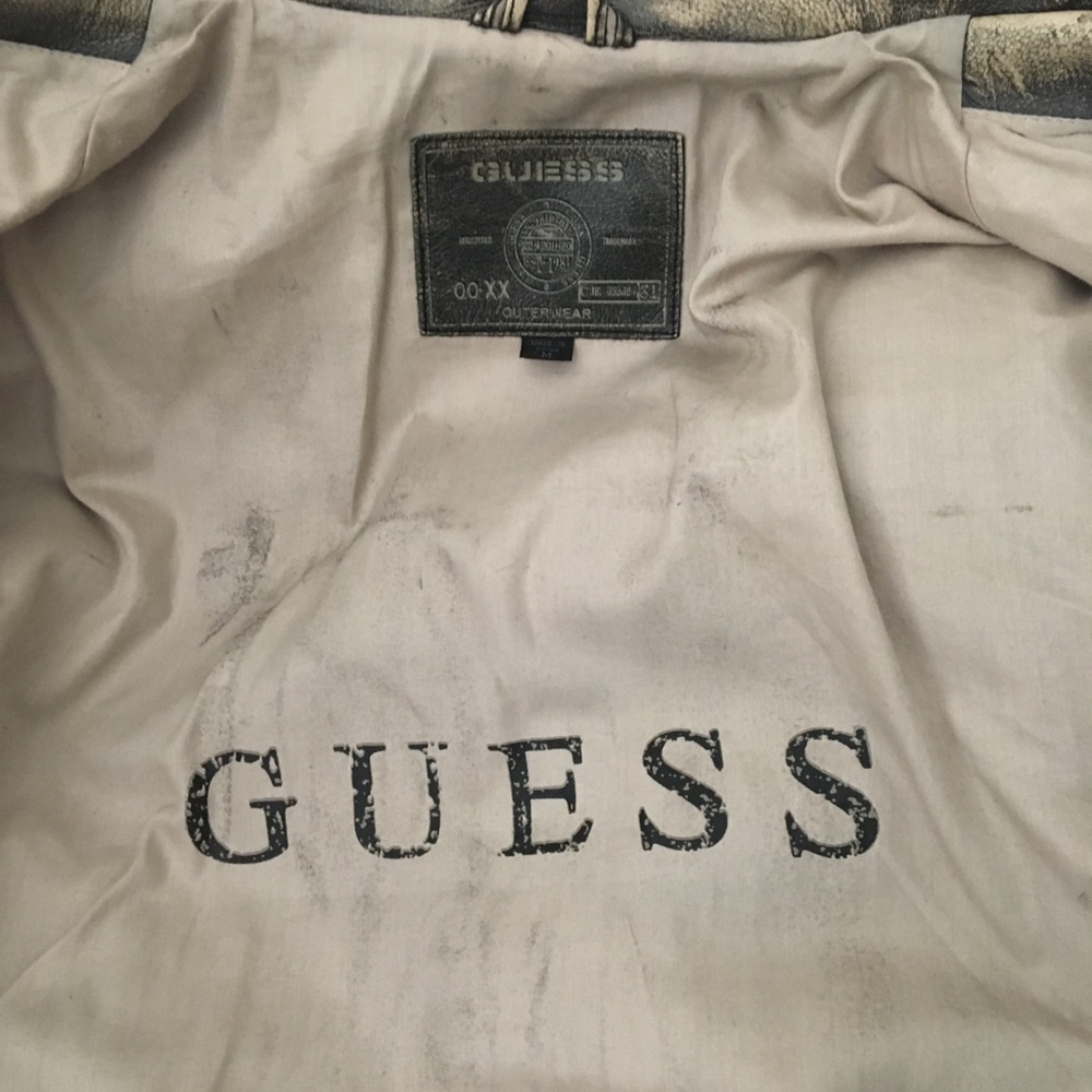 Guess Leather Jacket - image 1